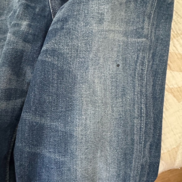 Madewell B1381 Slim Boy Jean Paint Splatter Jeans 24 midrise - Picture 12 of 15